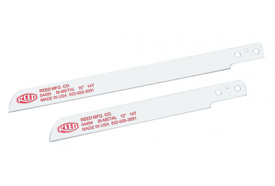 
                              
                              Z1614 (encima), Z1214 (debajo)
                               - Hojas de sierras mecánicas para metales by Reed Manufacturing